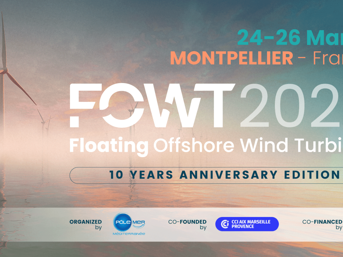 FOWT 2026: il mondo dell’eolico offshore galleggiante s’incontra a&nbsp;Montpellier