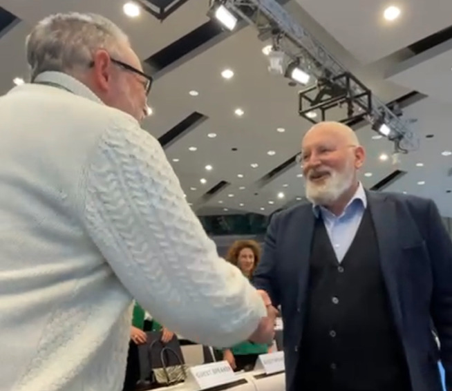 Patto europeo per il Clima, incontrare Timmermans in Commissione Europea