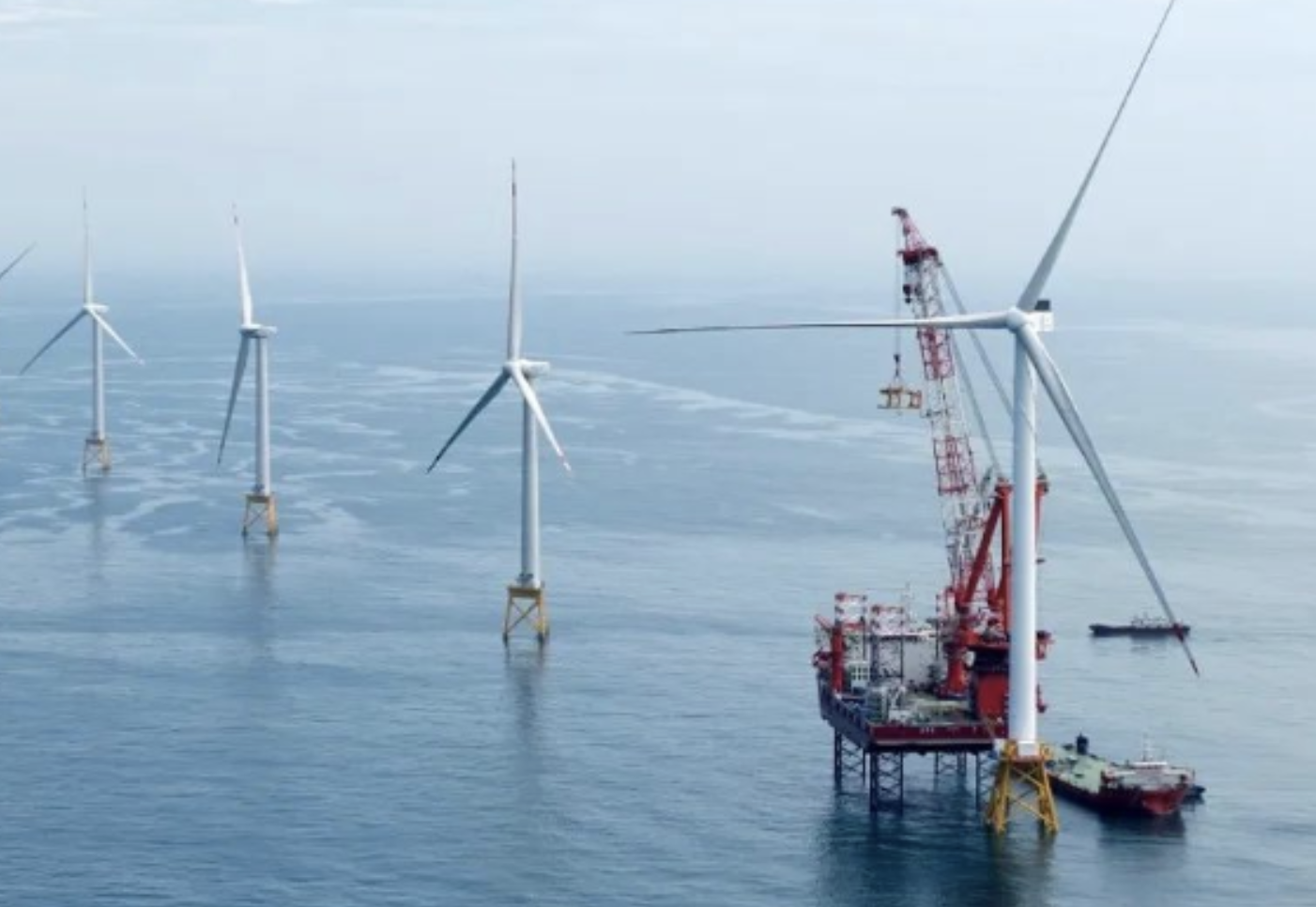 La turbina eolica offshore più grande del mondo si trova in Cina, da Goldwind