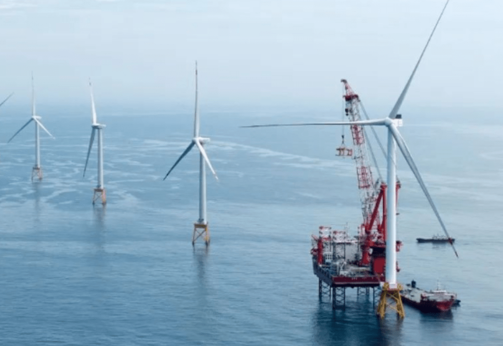 La turbina eolica offshore più grande del mondo si trova in Cina, da&nbsp;Goldwind
