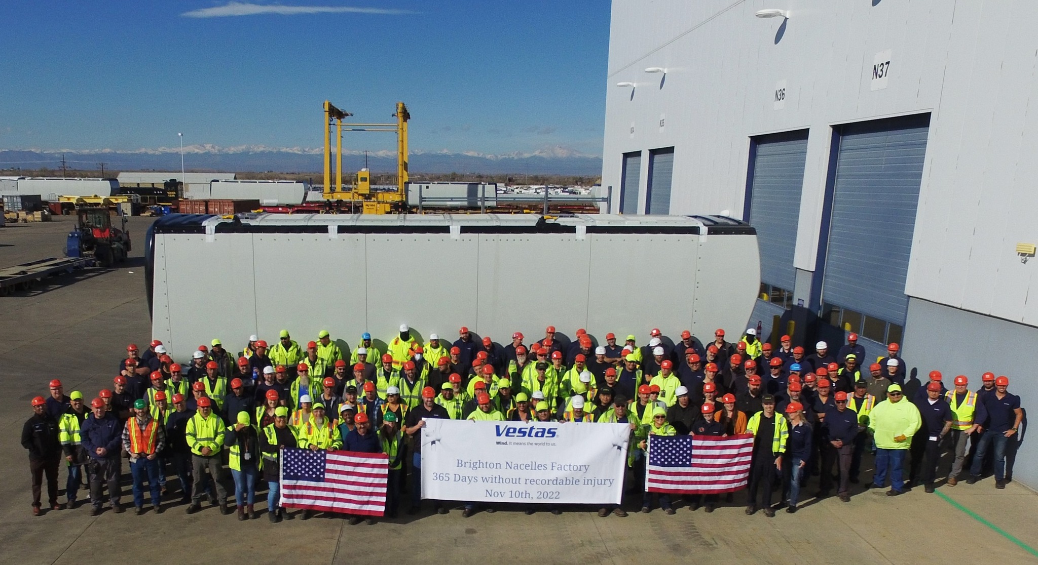 Vestas investe 40 milioni $ in Colorado per la V163-4.5MW, assumerà 1.000 lavoratori