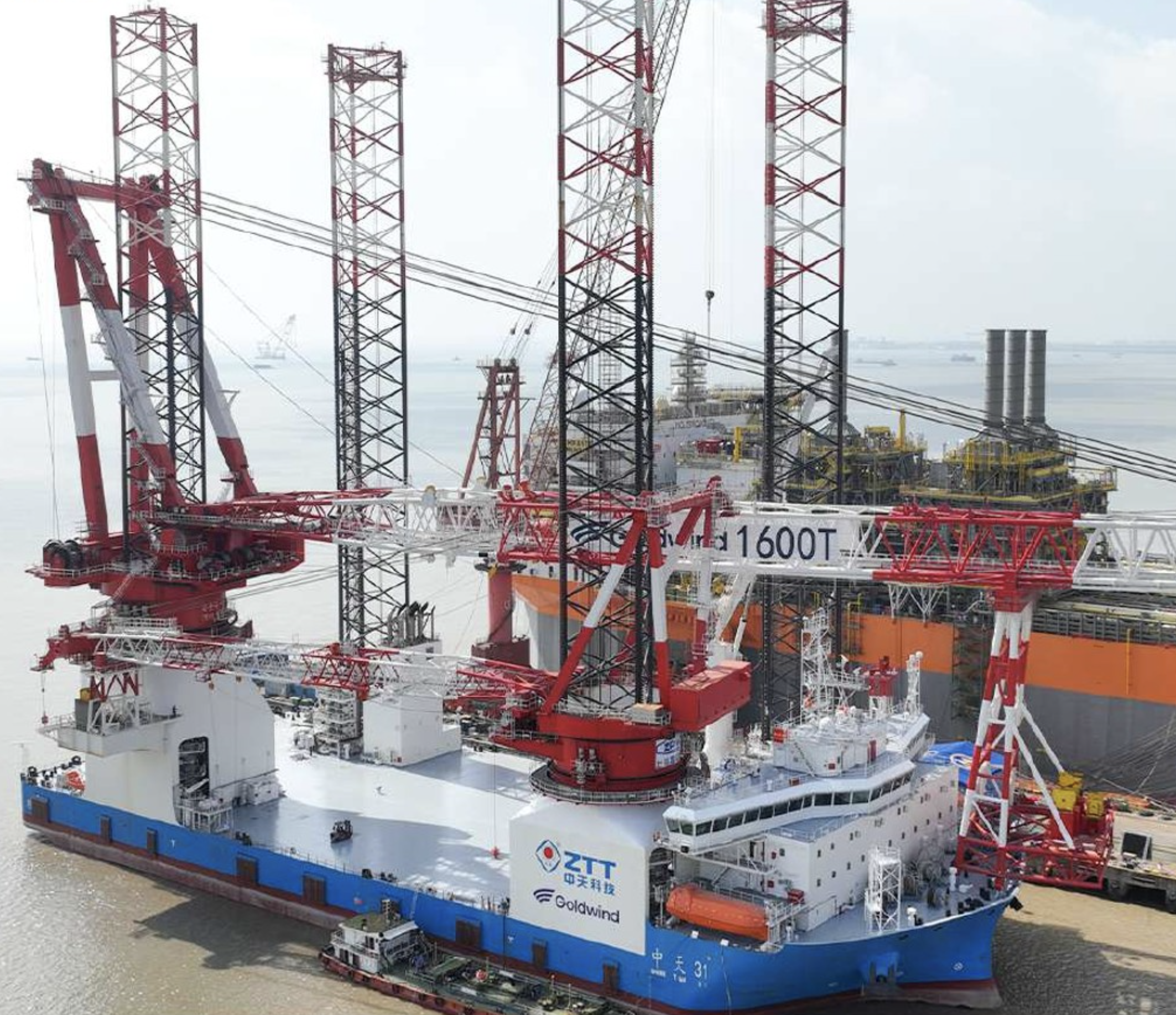 Offshore, da Goldwind una nave per montare turbine da 20 MW