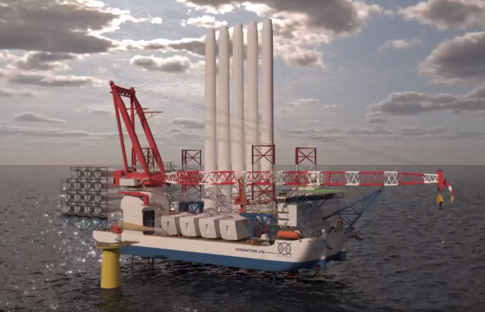 Da Friede & Goldman nave all’avanguardia per installare le turbine eoliche