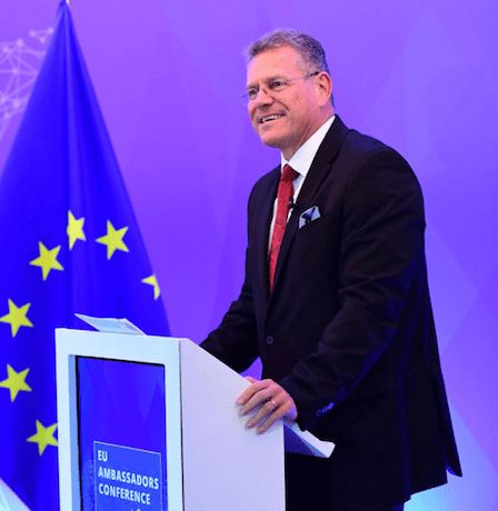 COP28, Šefčovič agli ambasciatori UE: triplicare le rinnovabili e raddoppiare l’efficienza entro il&nbsp;2030