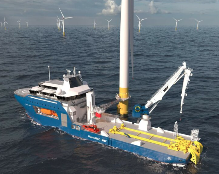 Il ruolo delle navi progettate per l’eolico offshore galleggiante