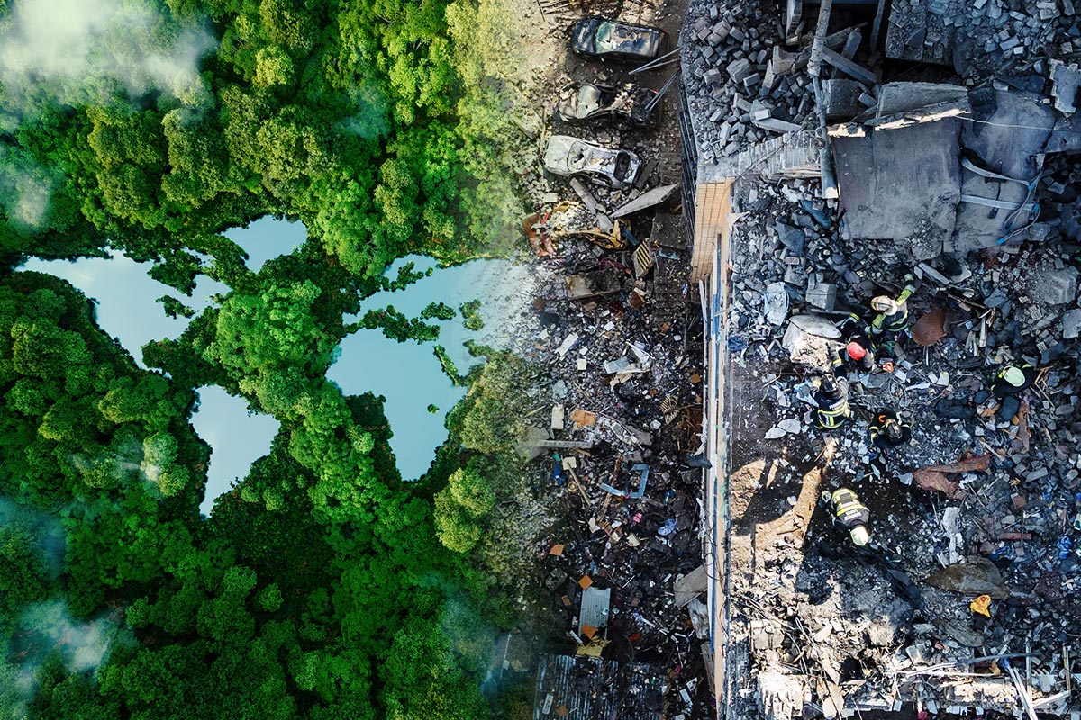 Guerra e clima: tra Ucraina e Palestina, emesse 150,3 Mega tonnellate di CO2e