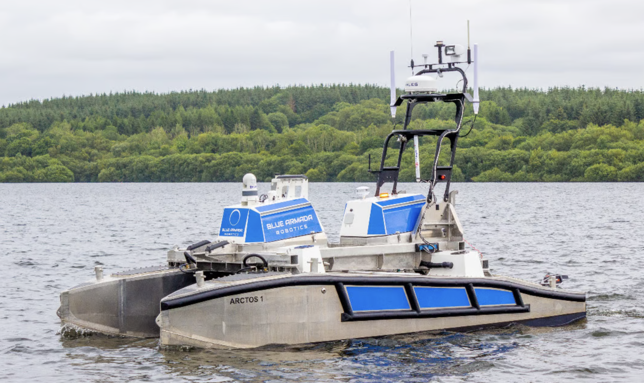 Da HydroSurv, ecco Arctos 1: USV ibrido per ispezioni di parchi eolici da Blue Armada
