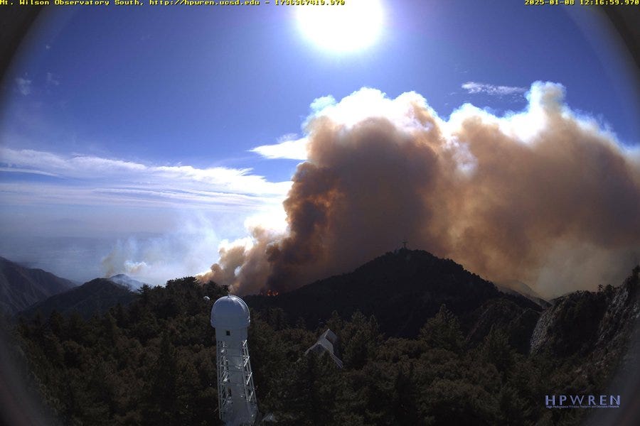 Gli incendi di Los Angeles e il Big&nbsp;Bang