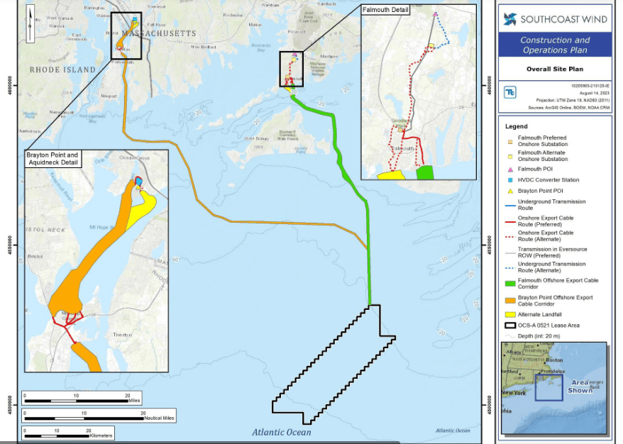 Usa, approvazione finale per SouthCoast Wind da 2,4GW di Ocean&nbsp;Winds