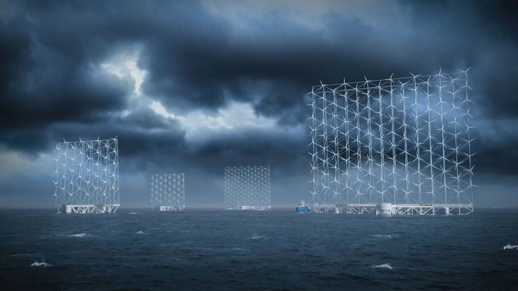 La Norvegia finanzia le turbine multirotore (40 MW) della Wind Catching&nbsp;Systems