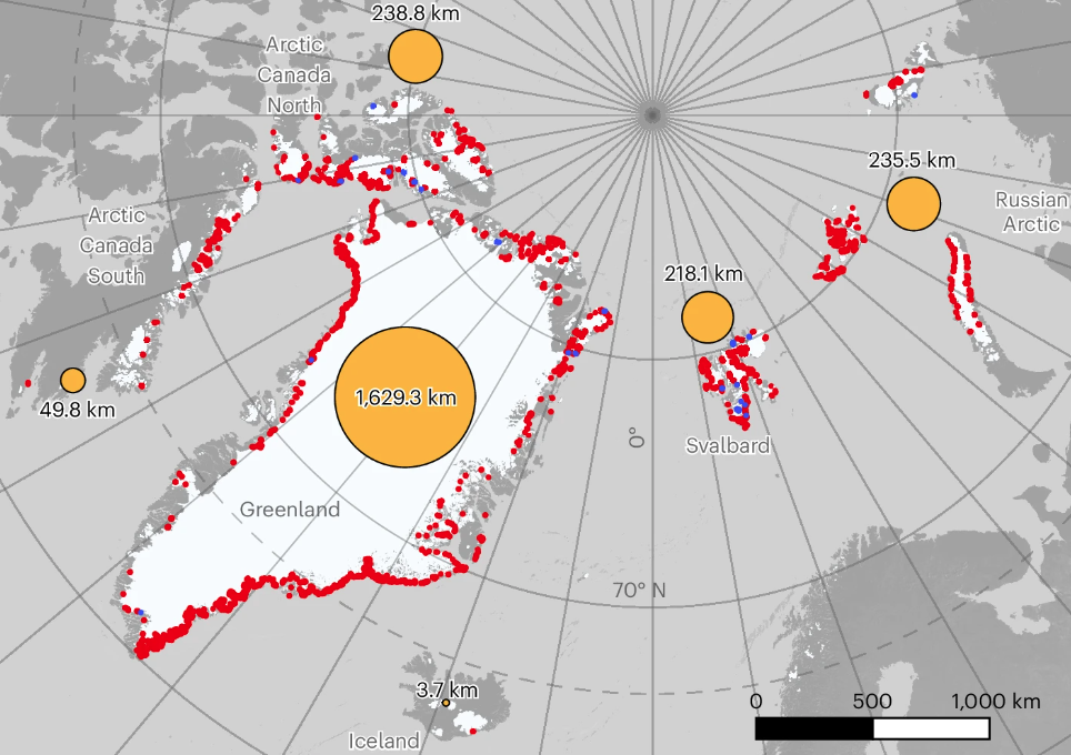 Artico, i ghiacciai si stanno ritirando: esposte nuove coste e possibili tsunami