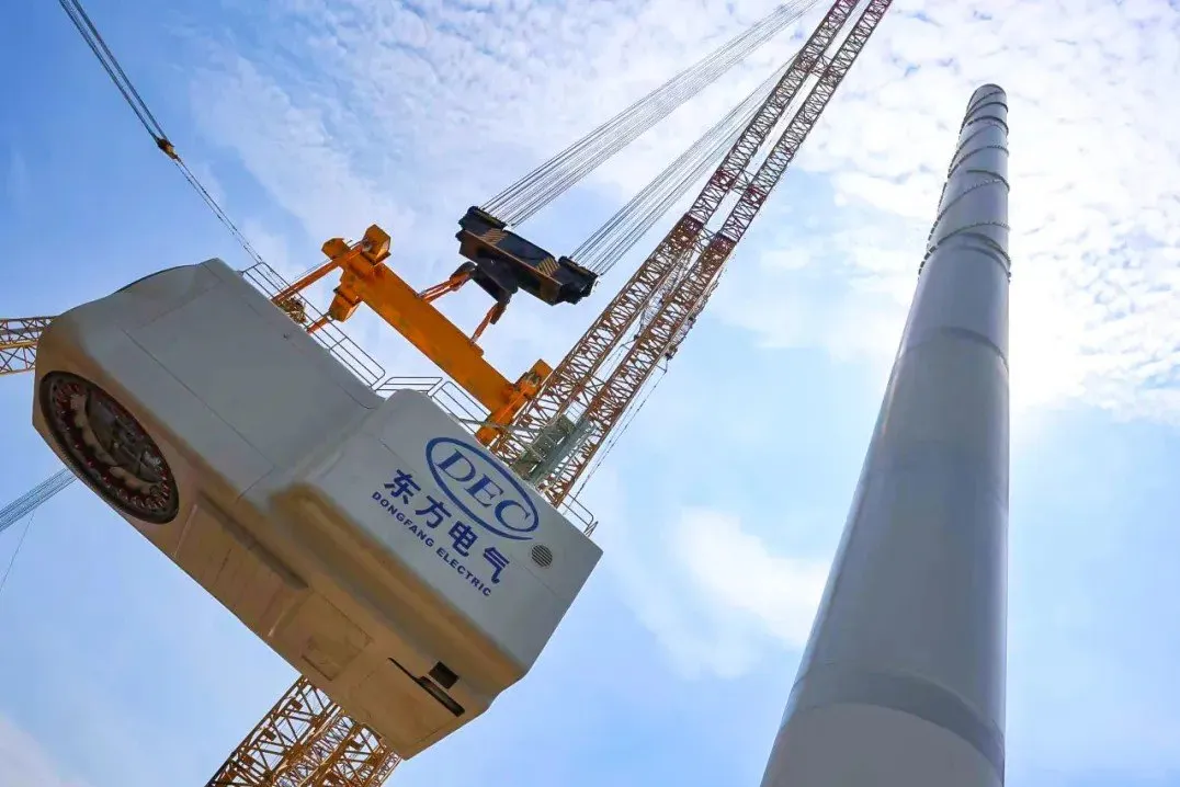 La turbina eolica più potente del mondo è stata installata in Cina, da Dongfang: 26 MW
