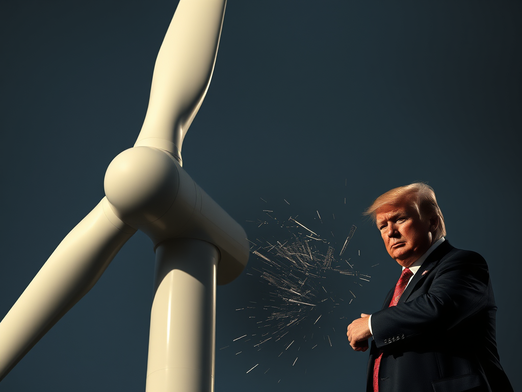 Trump sospende i contratti per tutti i parchi eolici offshore USA in costruzione