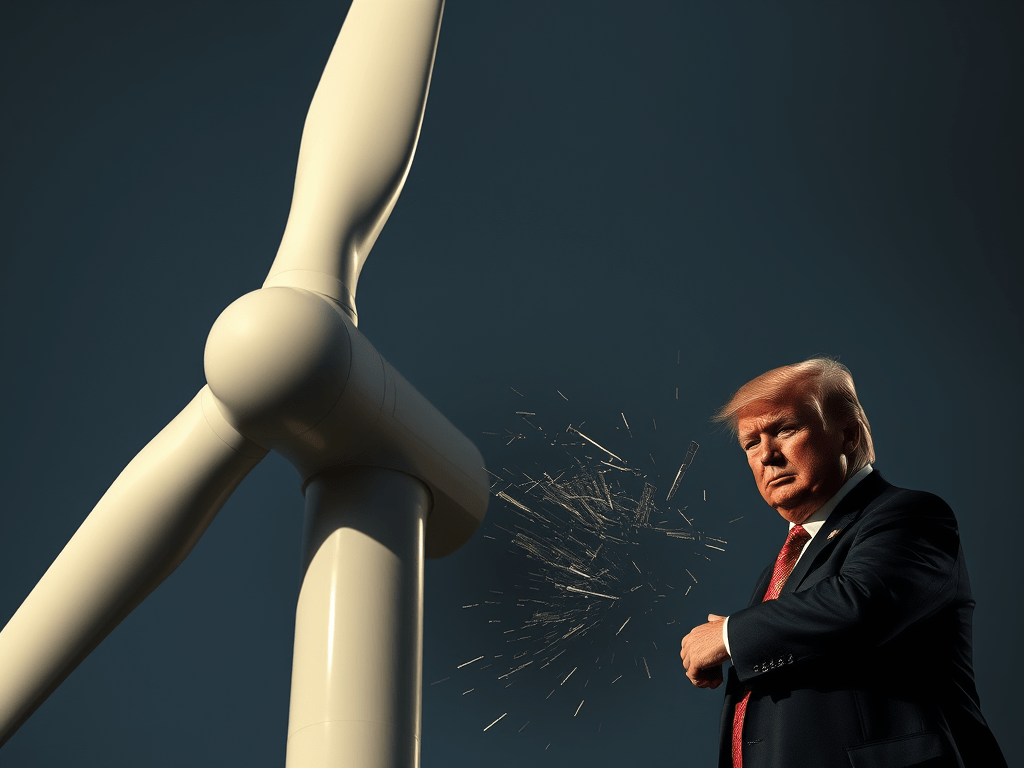 Trump sospende i contratti per tutti i parchi eolici offshore USA in&nbsp;costruzione